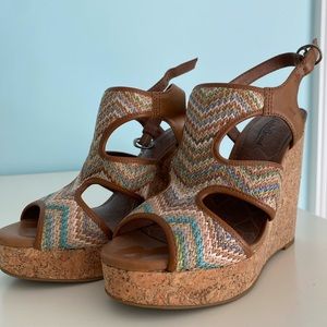 Lucky Brand Cork Wedges